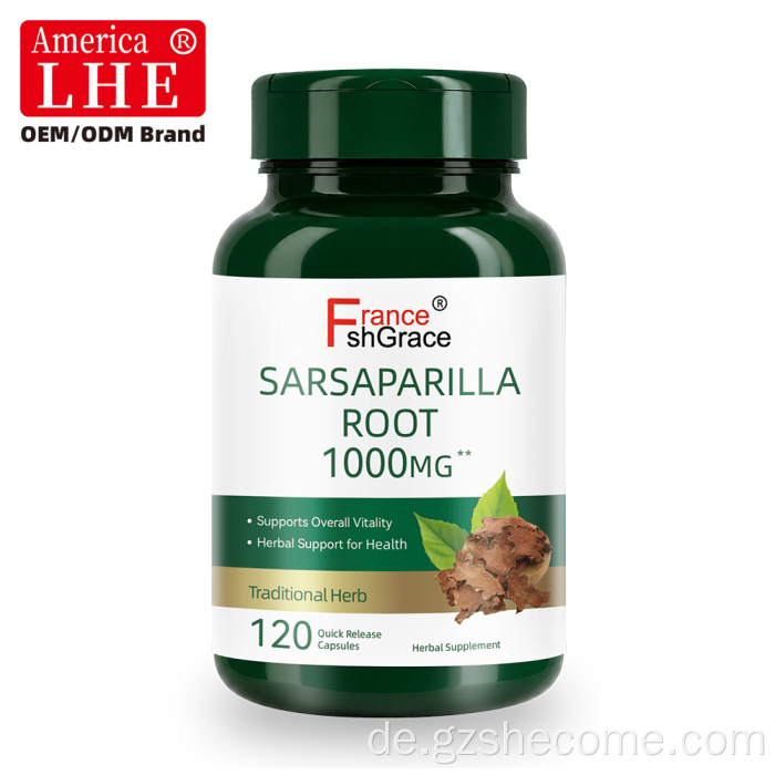 Kräuter-Shecome-Sarsaparilla-Kapseln Vitality Health